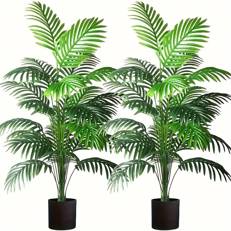24 Leaves Areca Palm Artificia - Dracaena Marginata 评论和价格