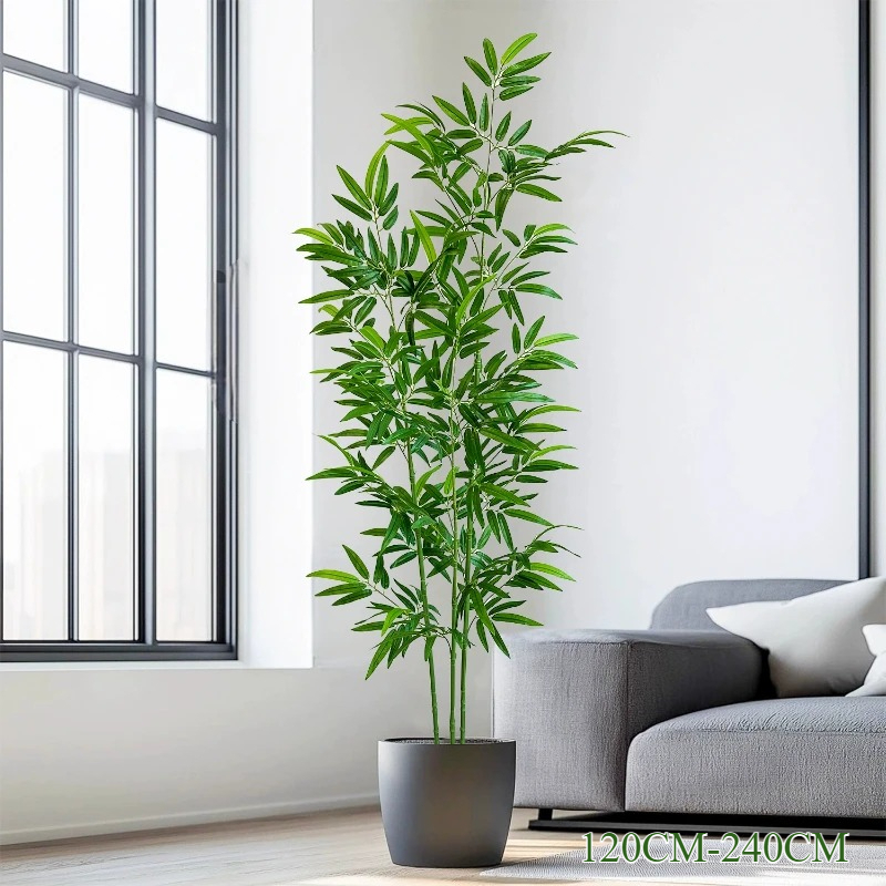 Artificial Green Bamboo Fadele - Dracaena Marginata 评论和价格