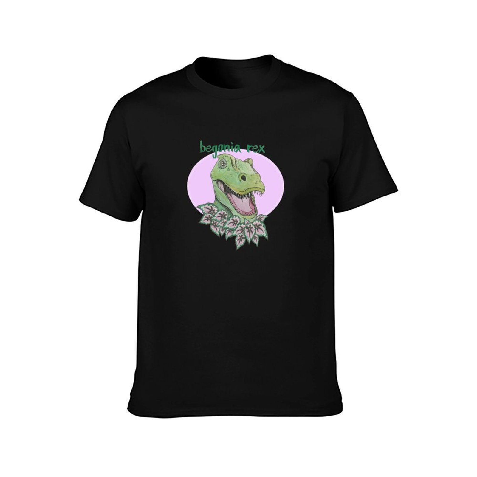 T rex begonia (pink) T-Shirt,  - Begonia Rex 评论和价格