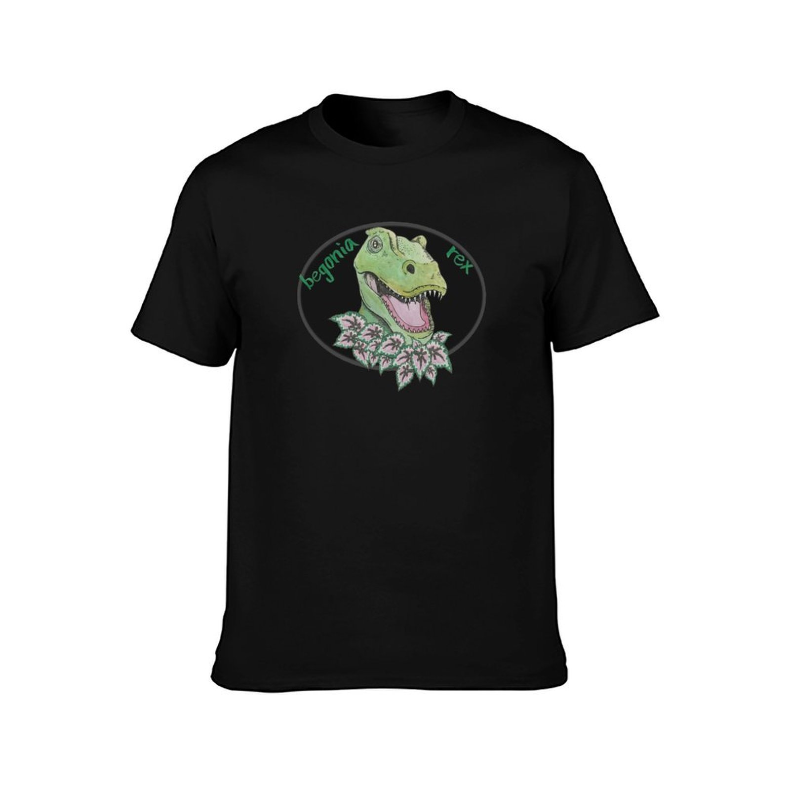 T rex begonia T-Shirt Casual E - Begonia Rex 评论和价格